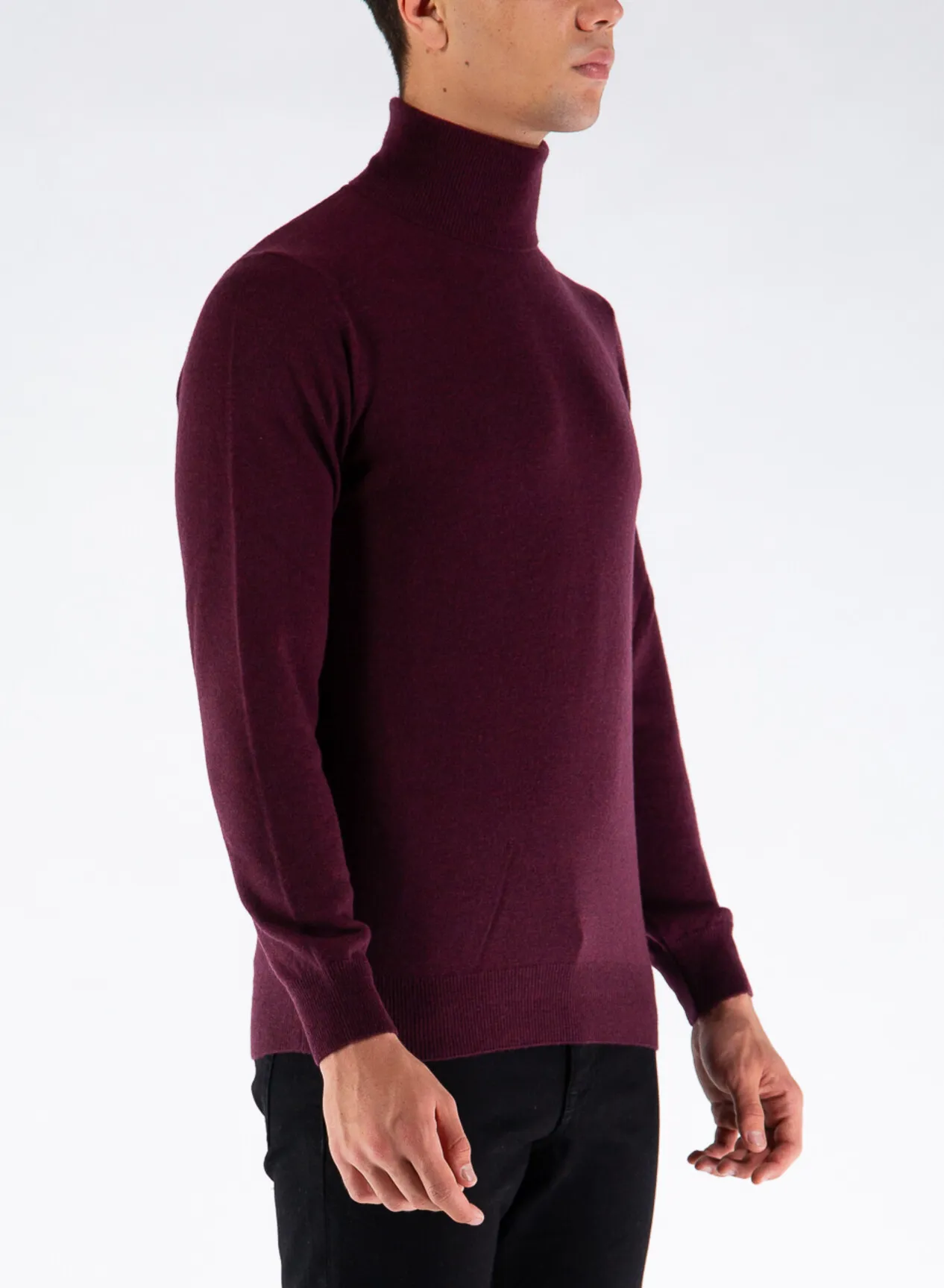     -KANGRA    -MAGLIONE COLLO ALTO GEELONG 1 FILO-