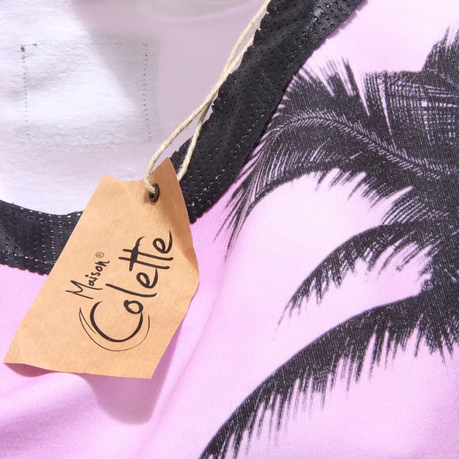 0269R maxi felpa donna MAISON COLETTE manica corta short sleeve sweatshirt woman