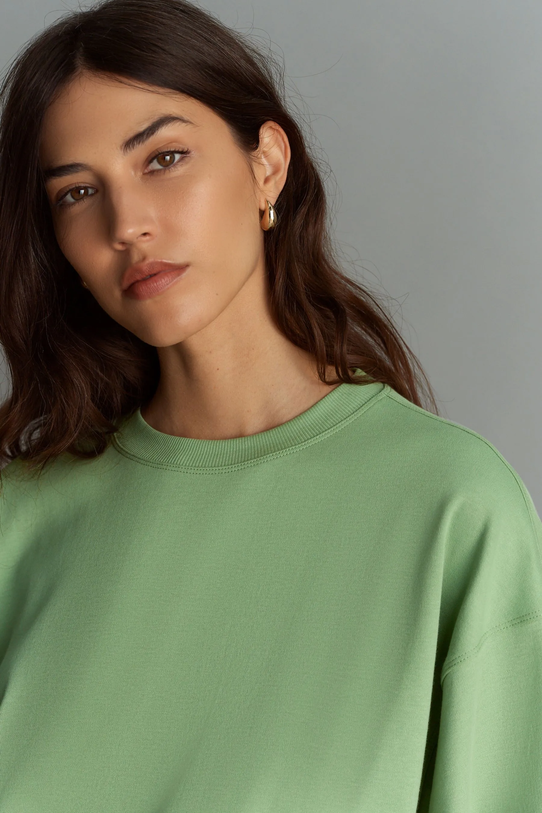 100% Cotton Heavyweight Relaxed Fit Crew Neck T-Shirt    
