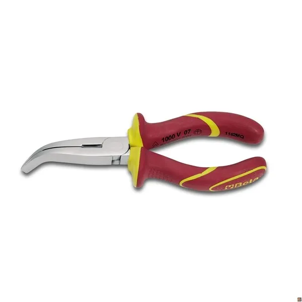 1164MQ-200 - PINZE A BECCHI PIATTI LUNGHISSIMI PIEGATI BETA UTENSILI 011640100