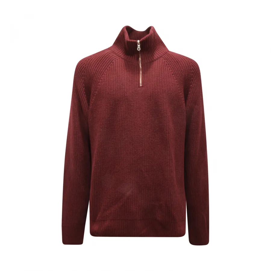 1696AZ MAGLIONE UOMO BROOKSFIELD MAN HALF ZIP WOOL BLEND SWEATER