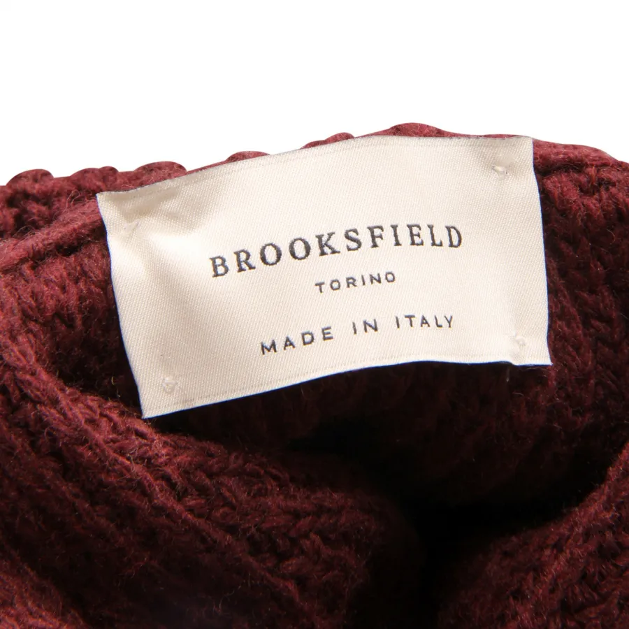 1696AZ MAGLIONE UOMO BROOKSFIELD MAN HALF ZIP WOOL BLEND SWEATER