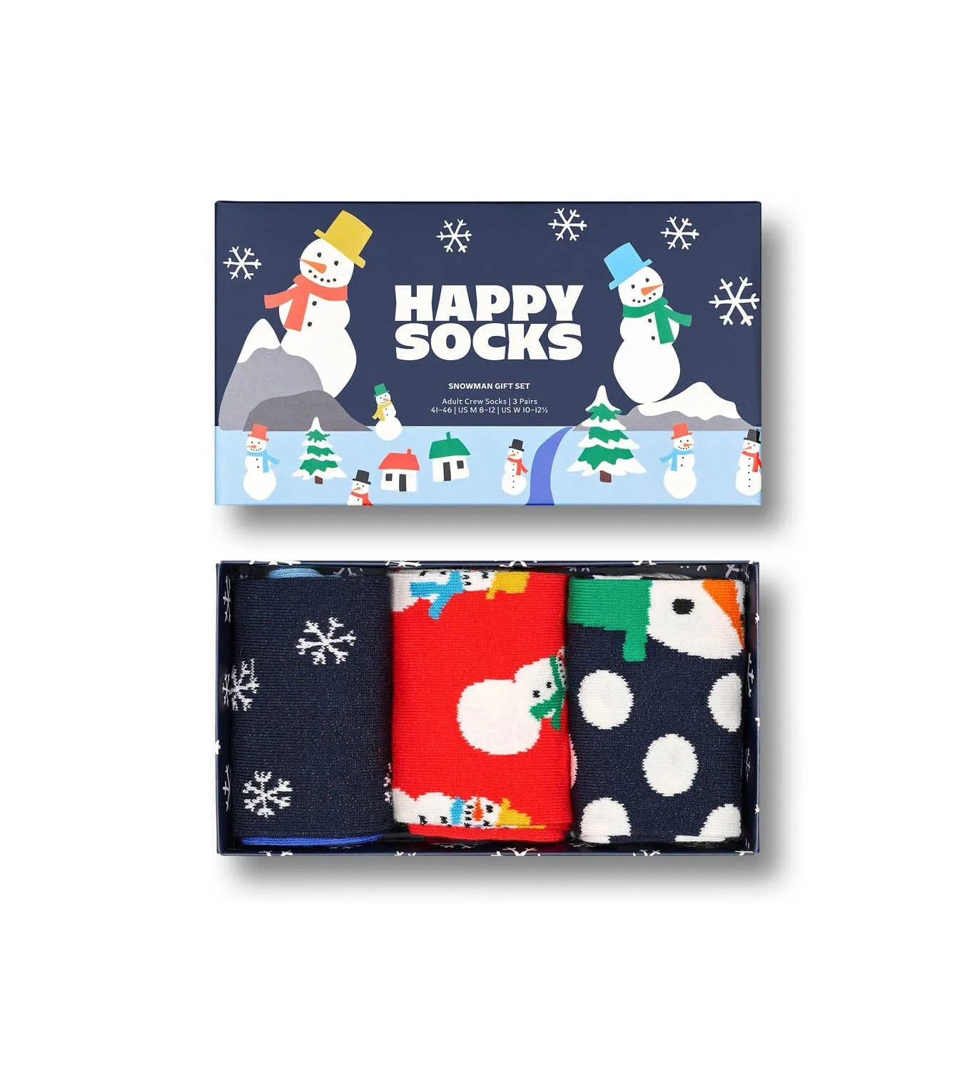 3 PACK SNOWM SOCKS GIFT SET