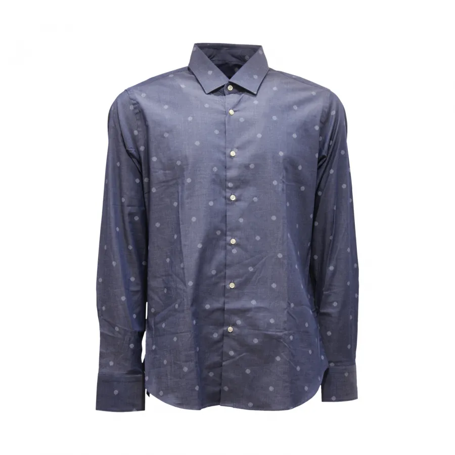 7431AR camicia uomo GMF 965 man shirt blue