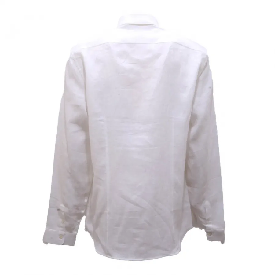 7733AL camicia uomo PATRIZIA PEPE man linen shirt