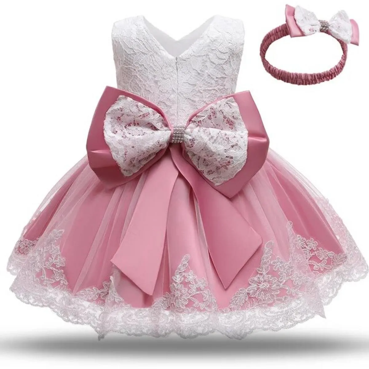 Abito da compleanno per bambina per bambini Abiti da battesimo per bambina di Natale 1 2 anni Abito da festa di compleanno