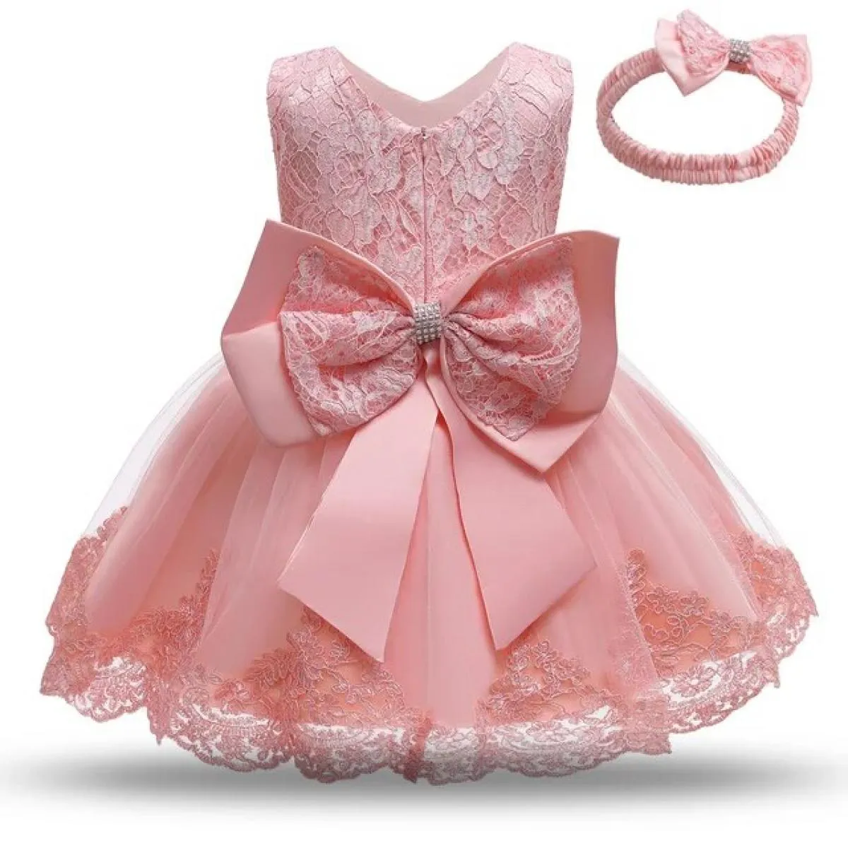Abito da compleanno per bambina per bambini Abiti da battesimo per bambina di Natale 1 2 anni Abito da festa di compleanno