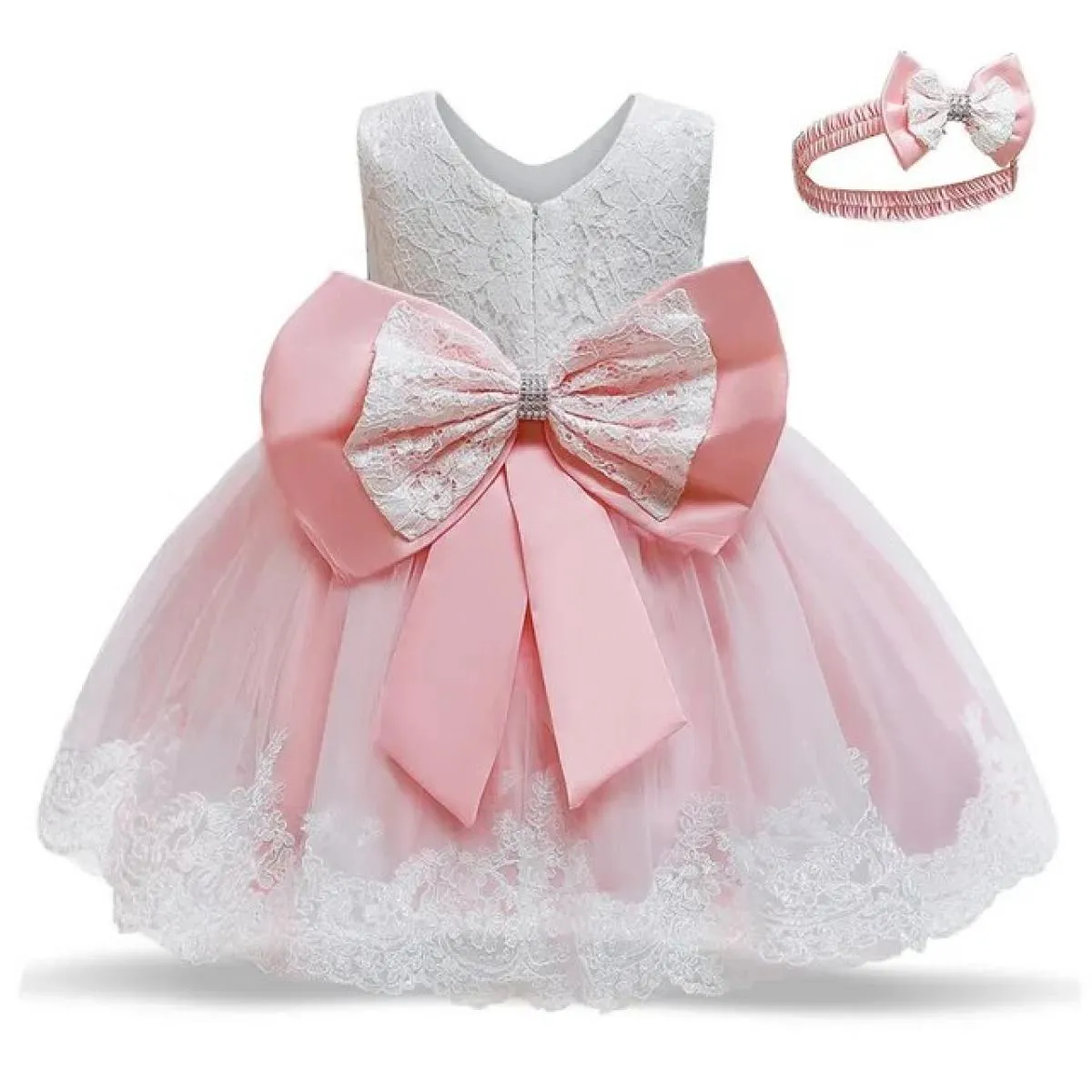 Abito da compleanno per bambina per bambini Abiti da battesimo per bambina di Natale 1 2 anni Abito da festa di compleanno