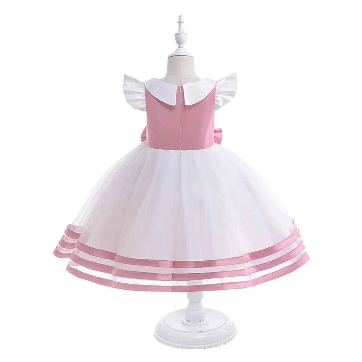 Abito da ragazza di fiori da principessa tutu matrimonio festa di compleanno vestiti per bambini per costume di Natale gilet for