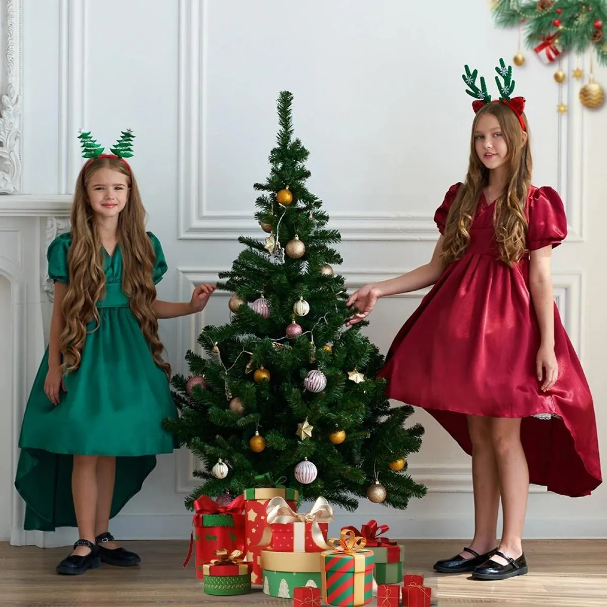 Abito da sposa per ragazza di fiori di Natale Festa di compleanno per bambini Abiti da principessa Costume da sera Abito tutu co