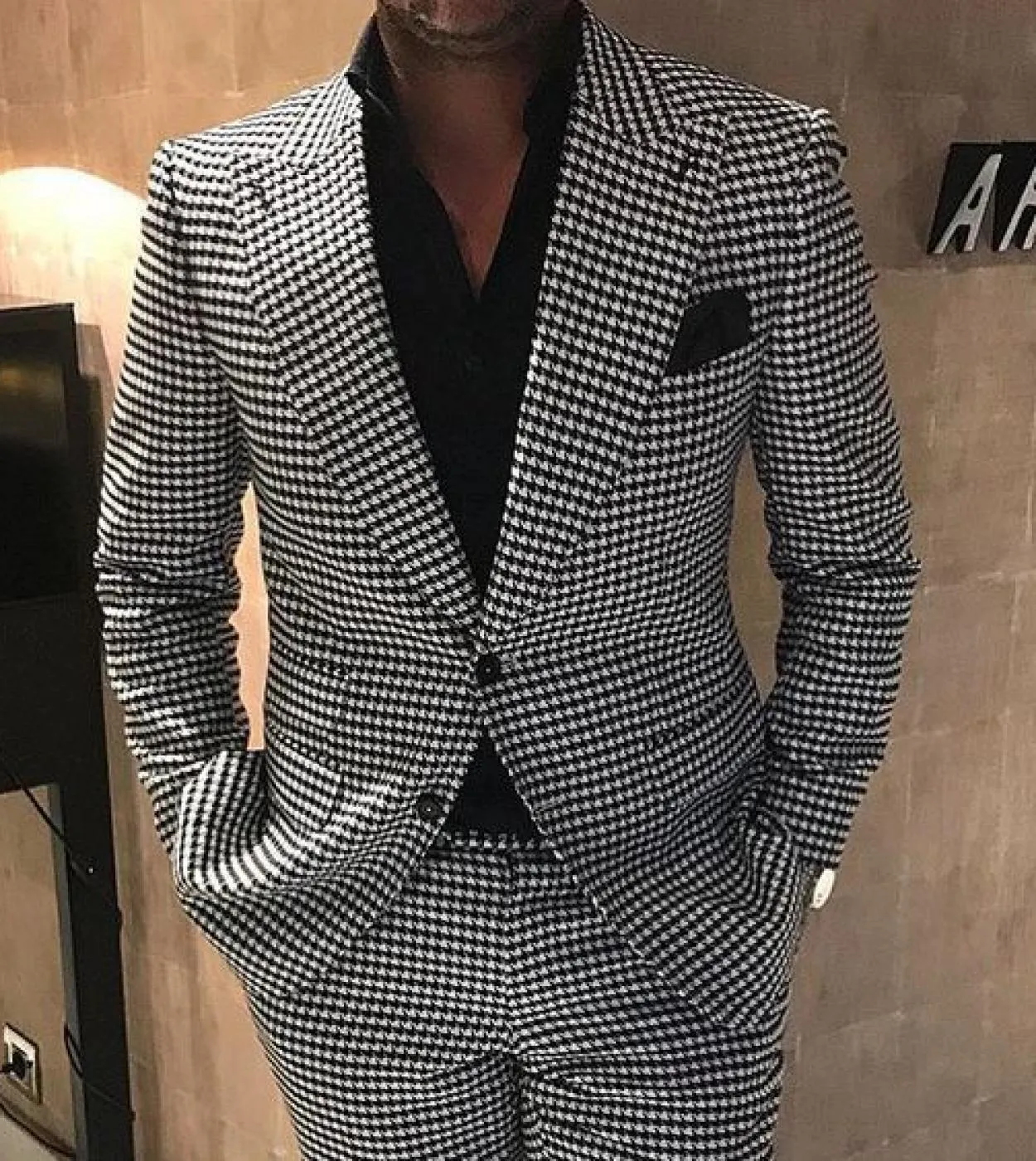 Abito da uomo Costume Slim Fit 2 pezzi Abiti Giacca con pantaloni Designer Terno Masculino Tuxedossuits
