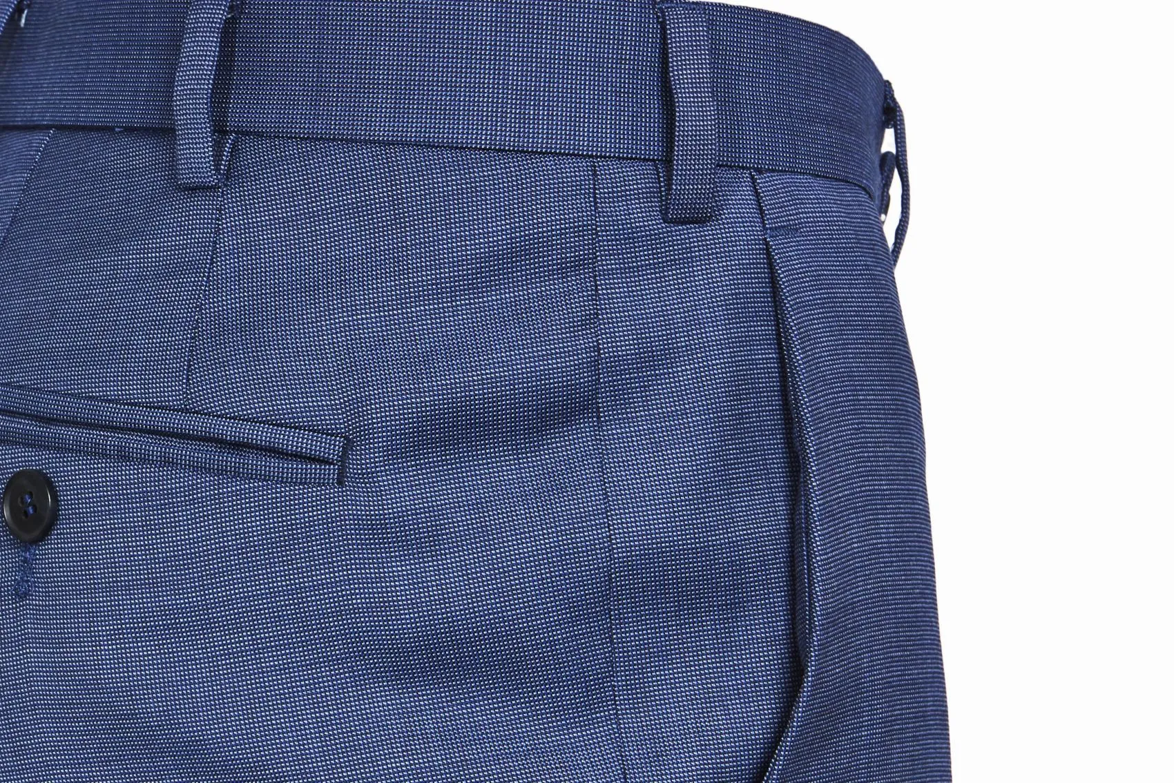 Abito drop quattro corto modern fit  digel blu marine in lana reda 110's