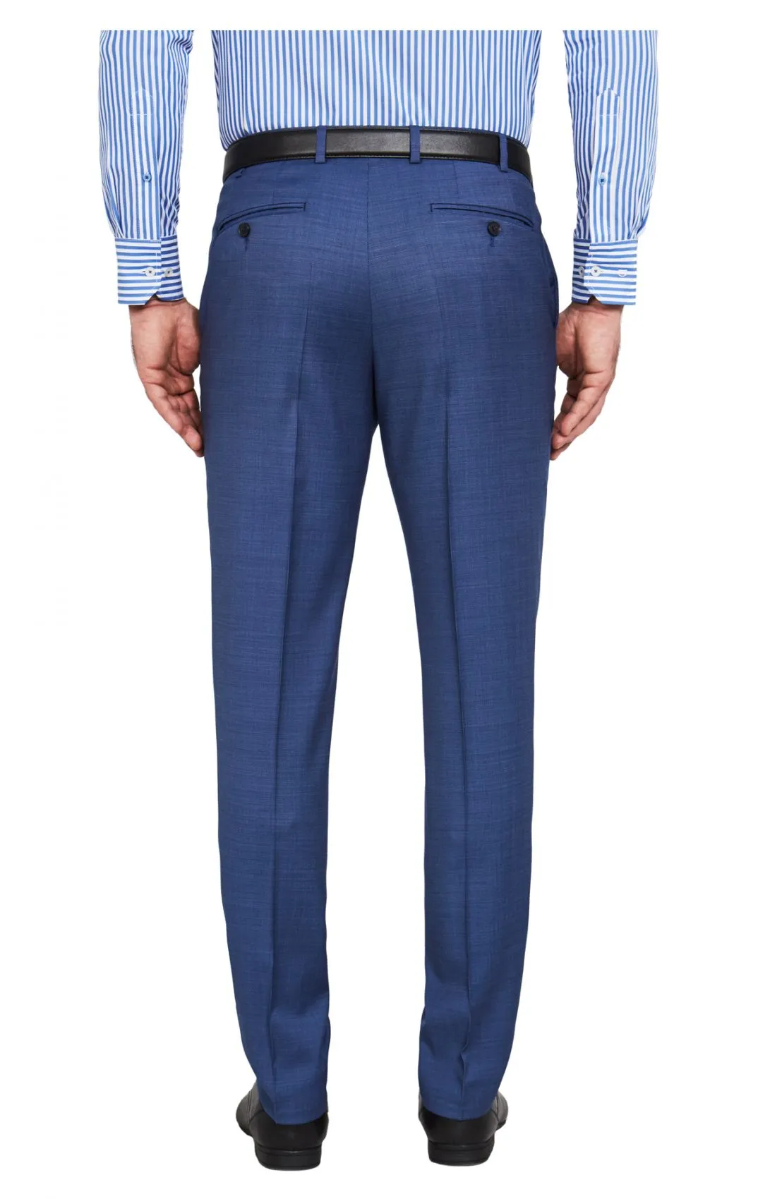 Abito drop quattro corto modern fit  digel blu marine in lana reda 110's