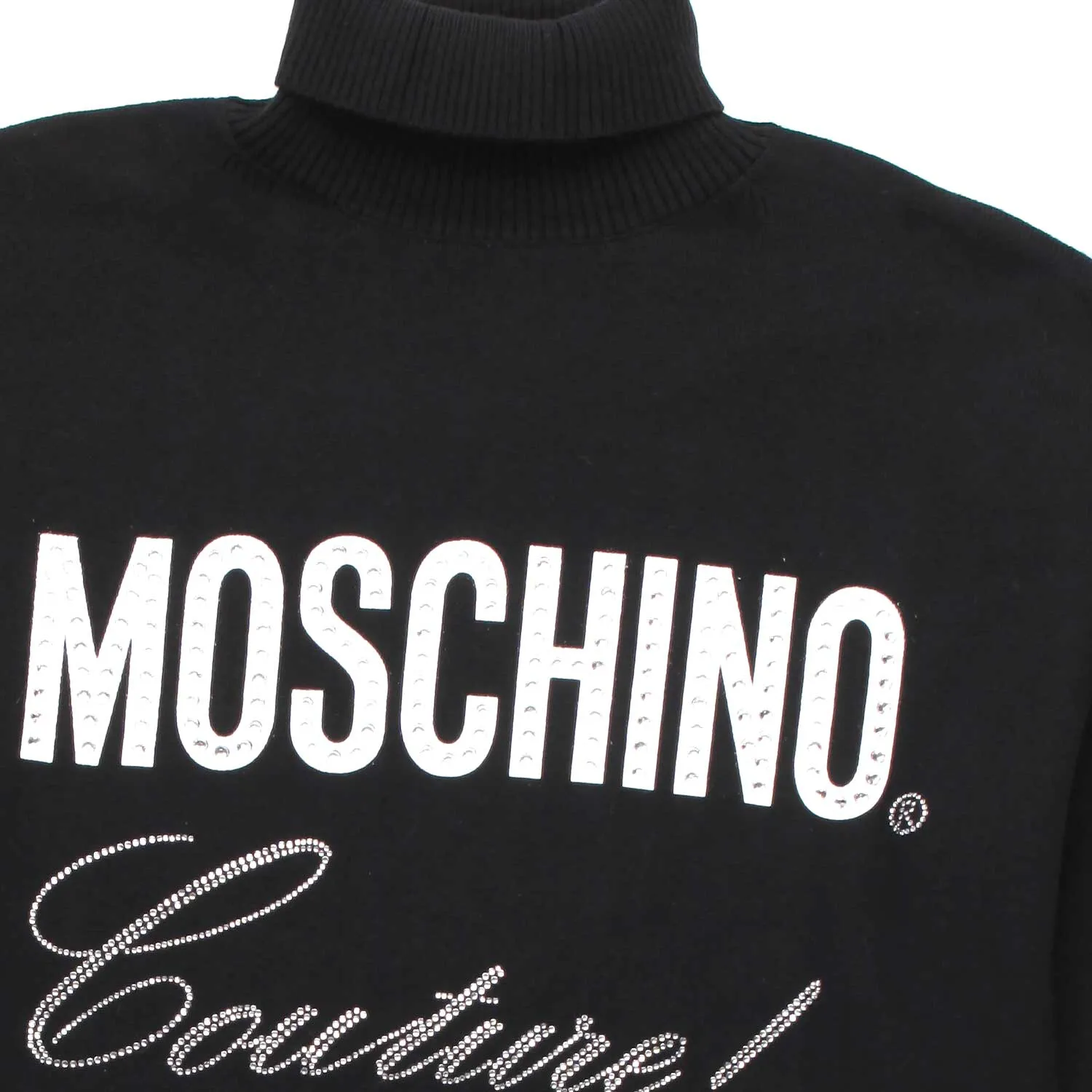 Abito Nero Con Logo Bambina Teen