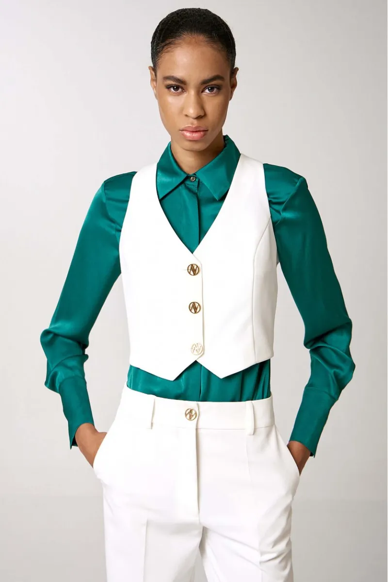 ACCESS FASHION GILET BOTTONI CASUAL