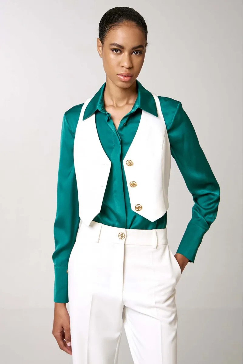 ACCESS FASHION GILET BOTTONI CASUAL