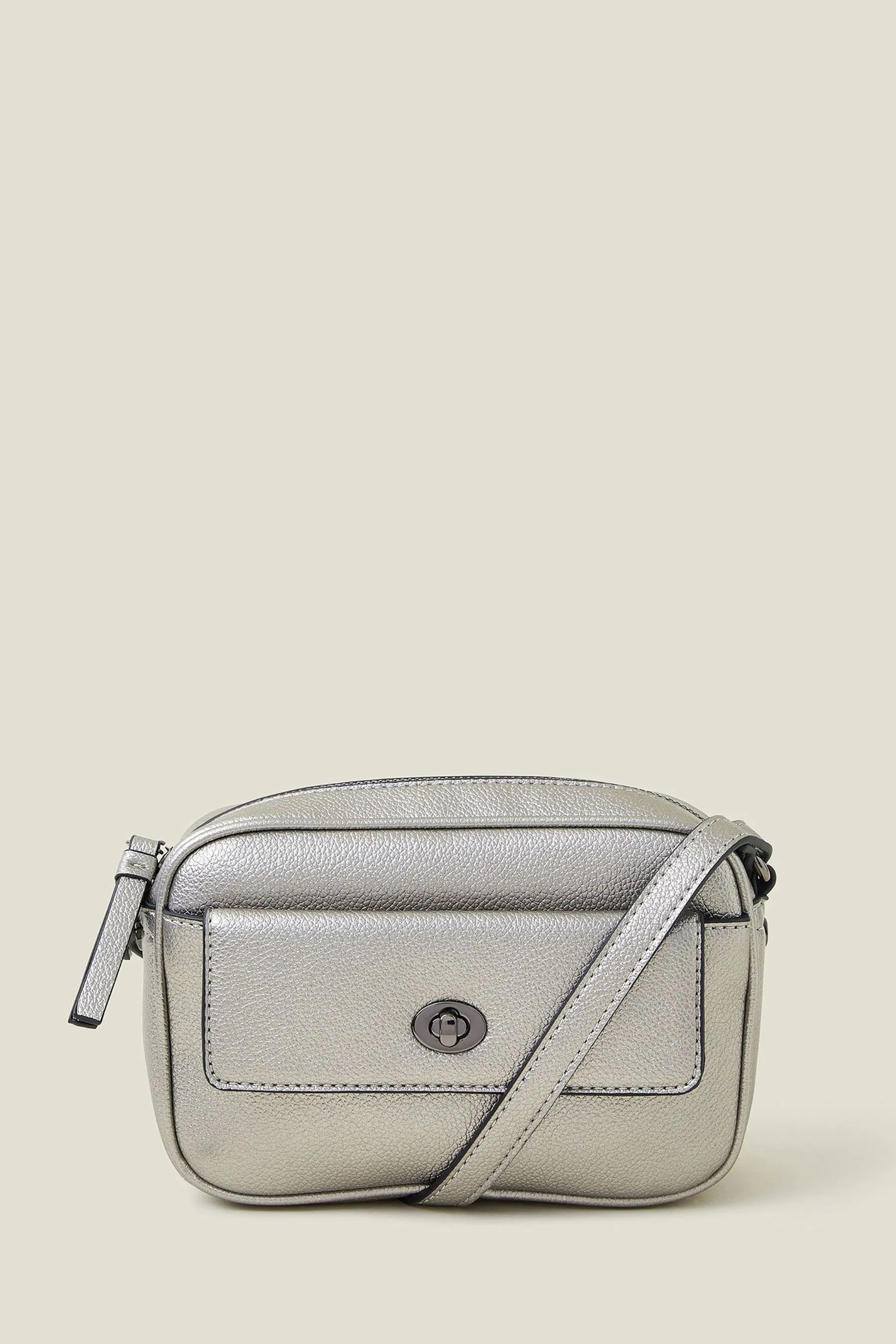 Accessorize - Borsa a tracolla piccola con chiusura a gireggio    