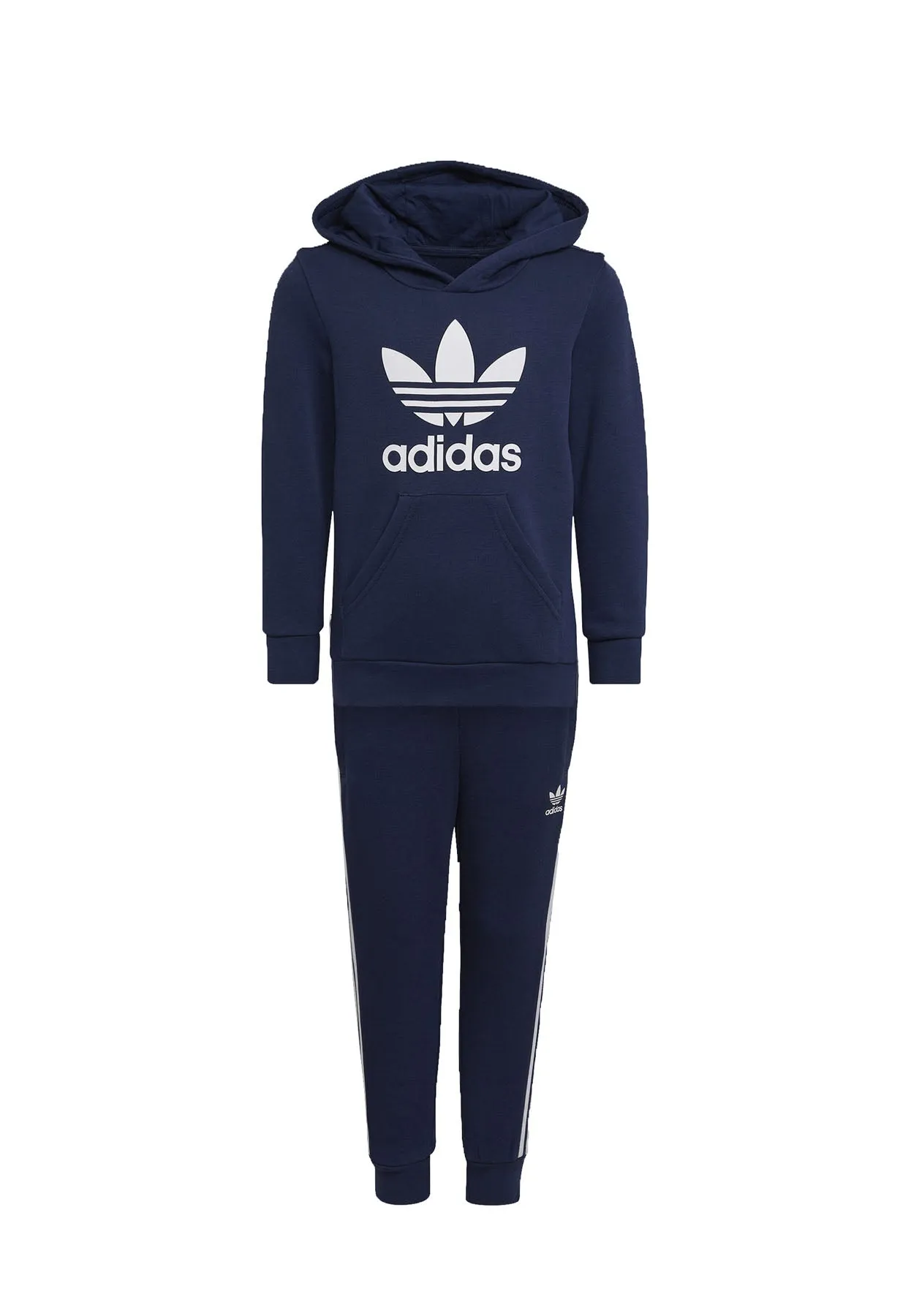 Adidas tuta blu bambino in cotone