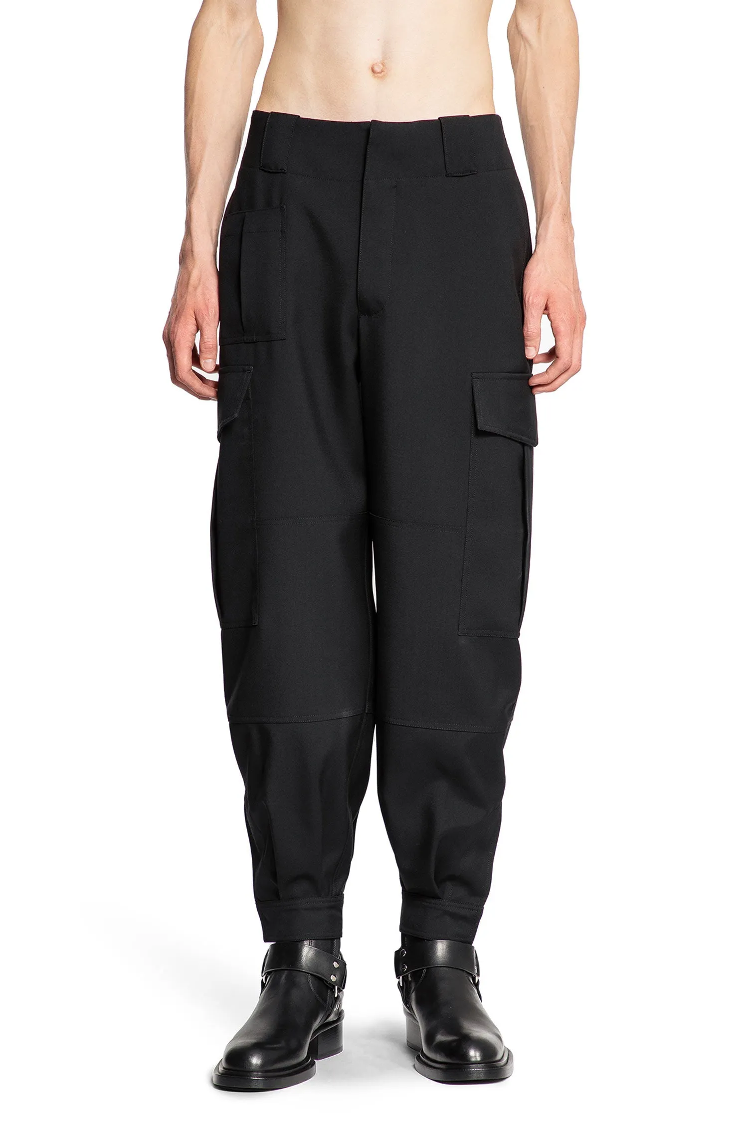 alexander mcqueen  military cargo trousers 