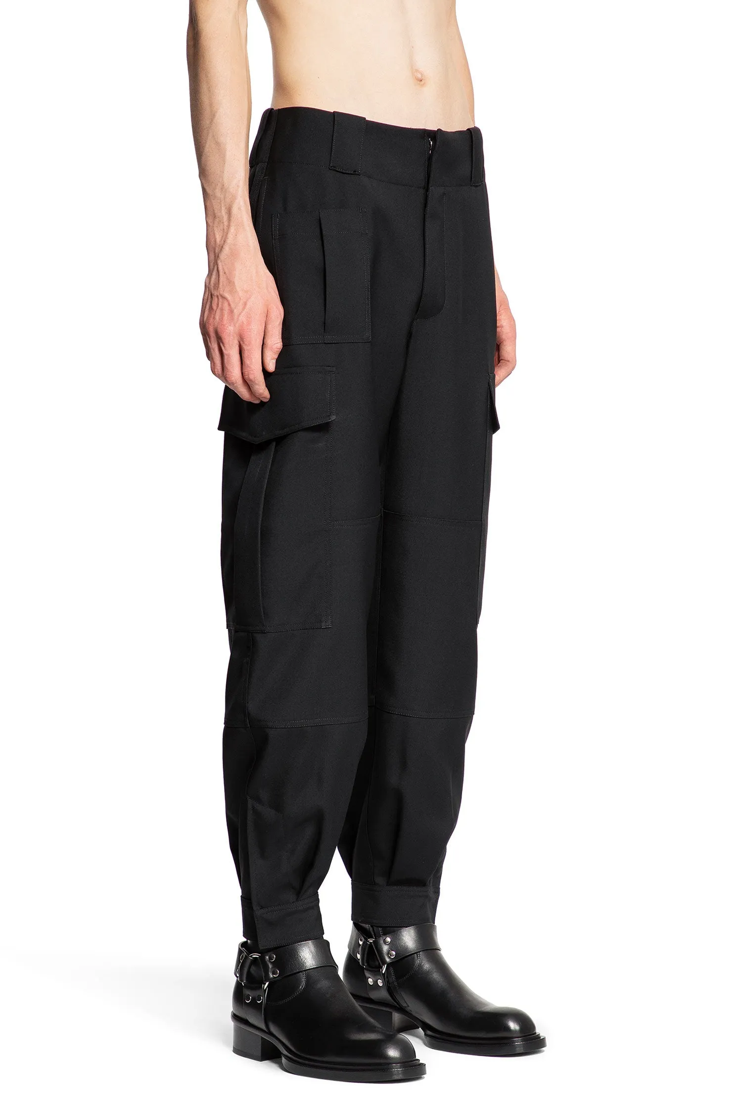 alexander mcqueen  military cargo trousers 