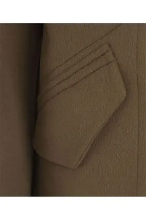 AMARANTO Abbigliamento,Cappotti Cappotto in lana marrone 