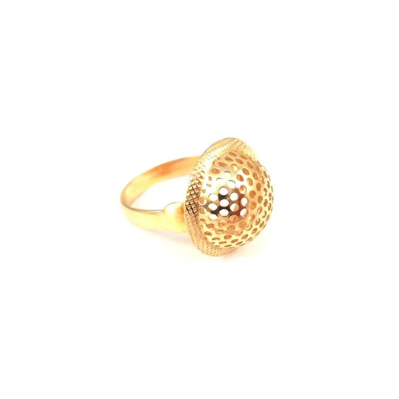 ANELLO DA DONNA IN ORO GIALLO 18 KT TRAFORATO