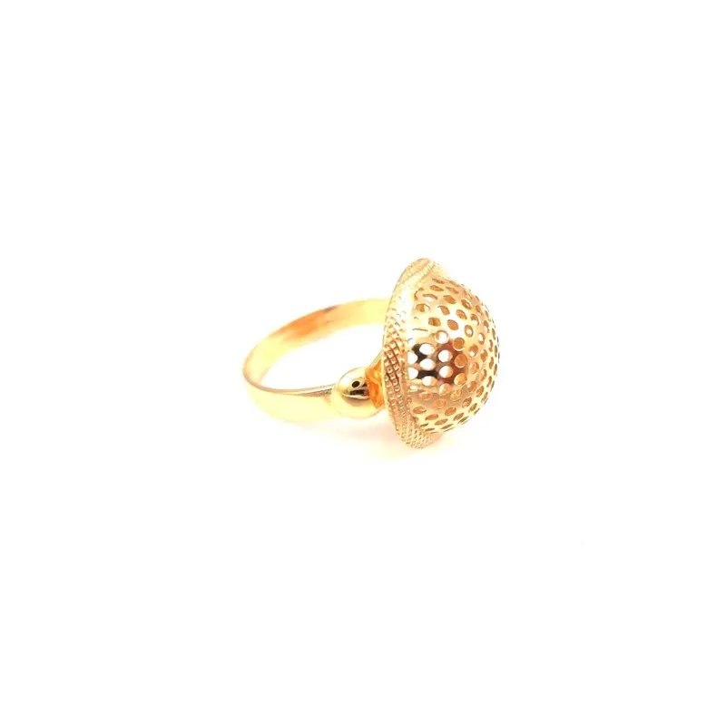 ANELLO DA DONNA IN ORO GIALLO 18 KT TRAFORATO