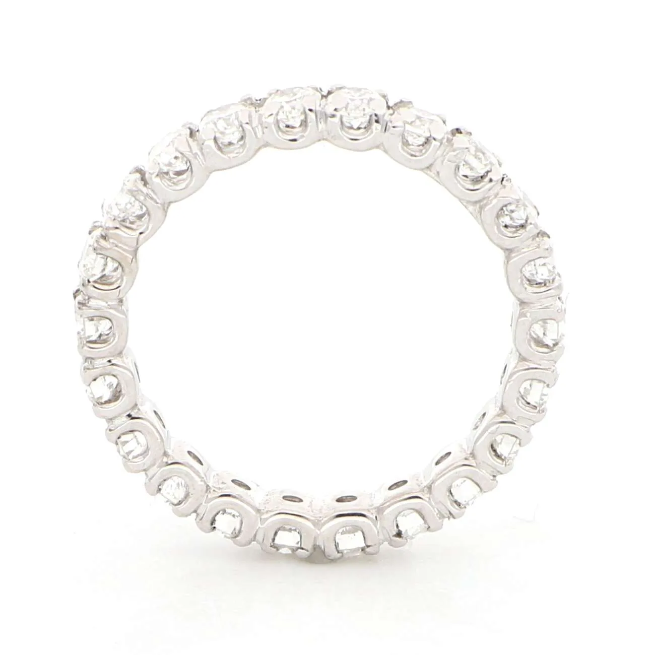 Anello Eternity in Oro Bianco e Diamanti ref. AN2108
