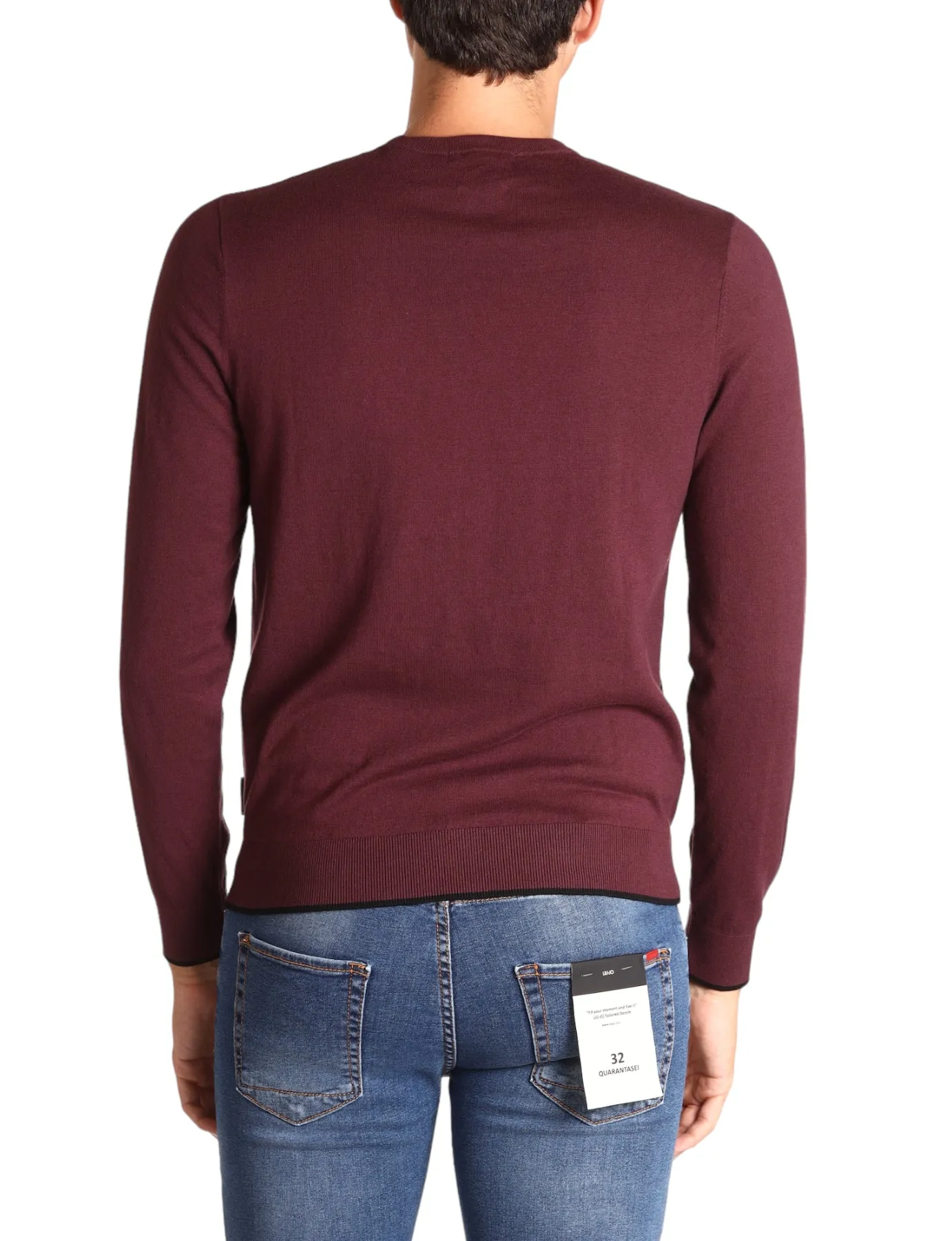 Armani Exchange Uomo Maglione Girocollo 8NZM6AZM1HZ14BC Rosso