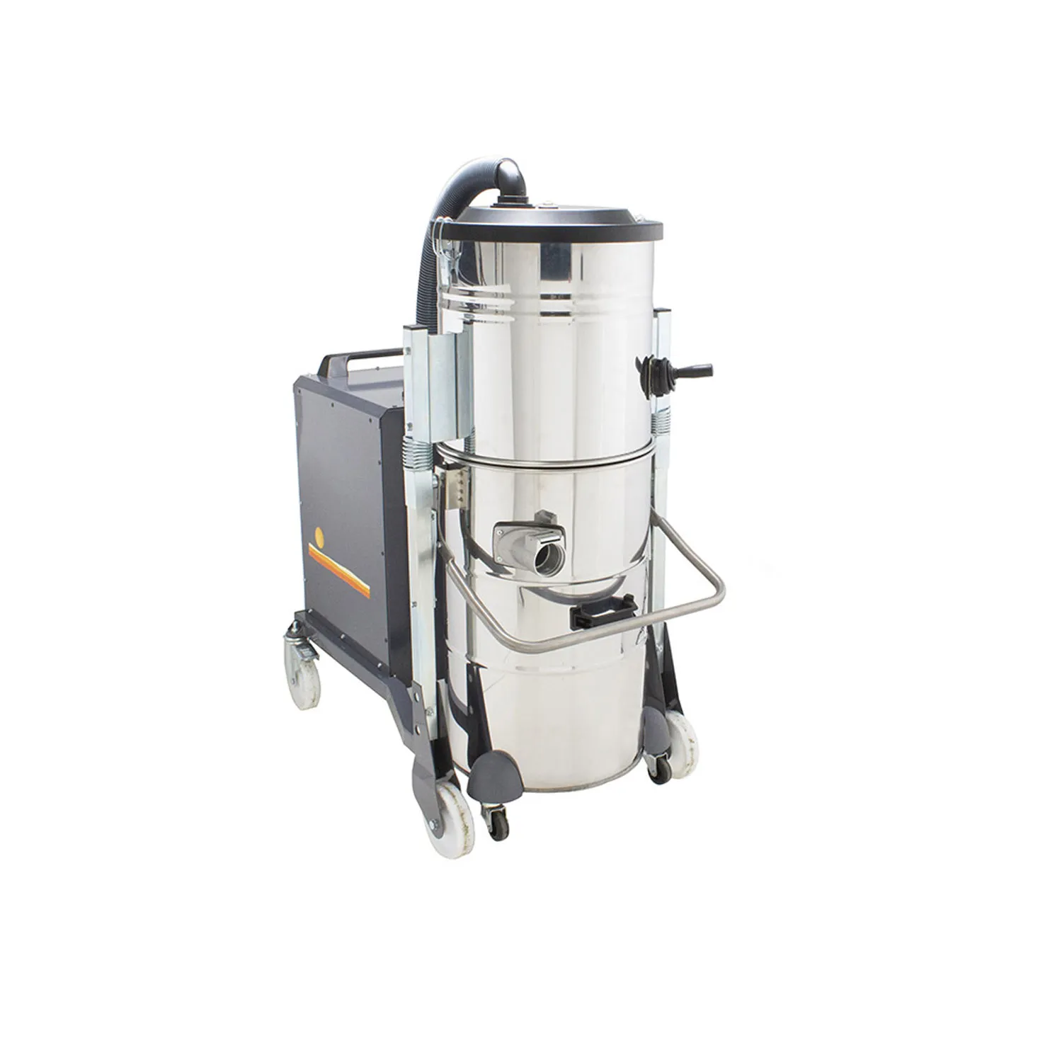 Aspiratore Soteco Planet 130 GL c/turbina motore trifase 3000W 380V fusto 90lt + kit accessori