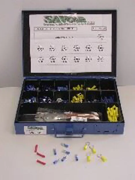 Assortimento Capicorda isolati con pinza