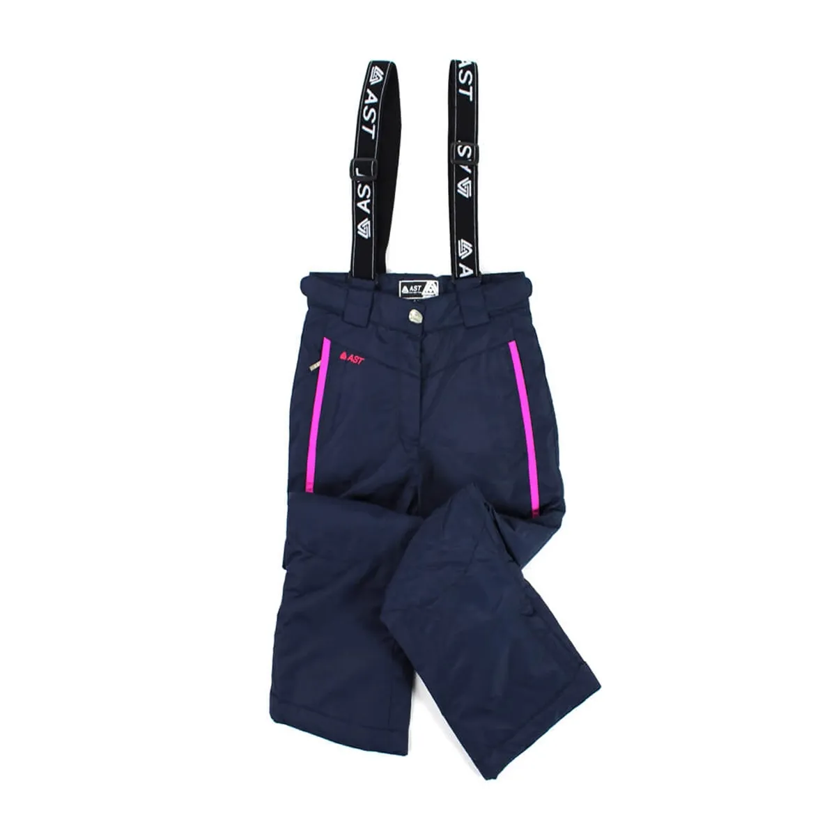 Ast pantaloni da sci bimba/ragazza blu/ciclamino