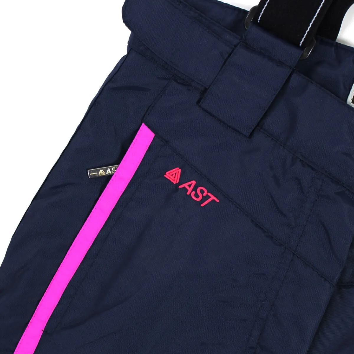 Ast pantaloni da sci bimba/ragazza blu/ciclamino