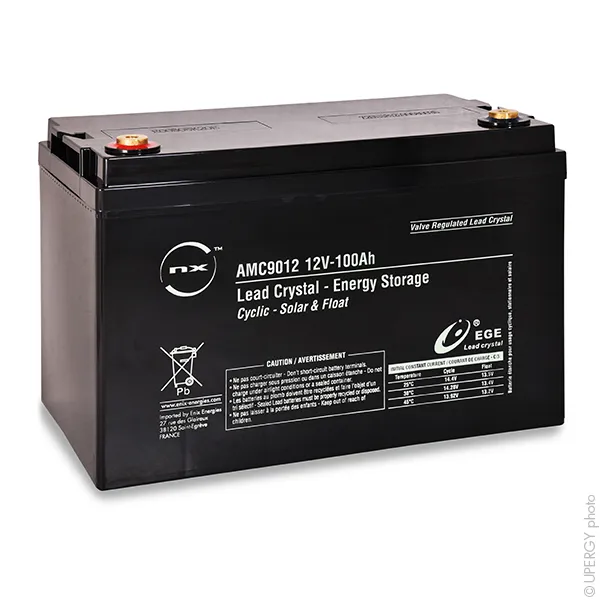 Batteria al piombo sigillata ENIX Energies, 12V, 100Ah, -40 → +70°C