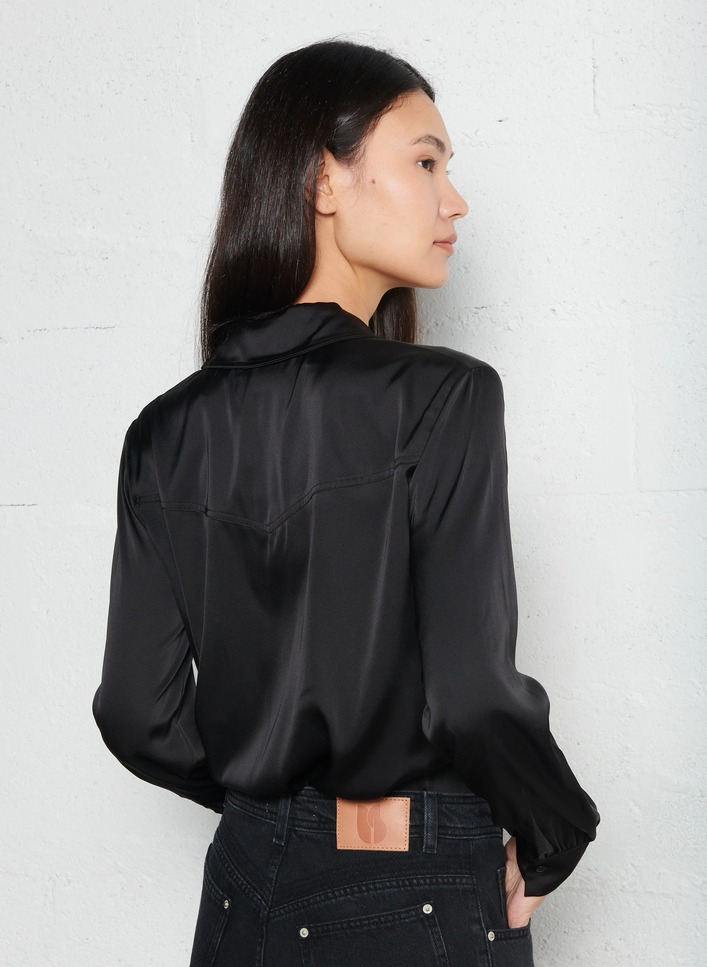  BERENICE   CASSIE - Camicia colletto classico | Nero