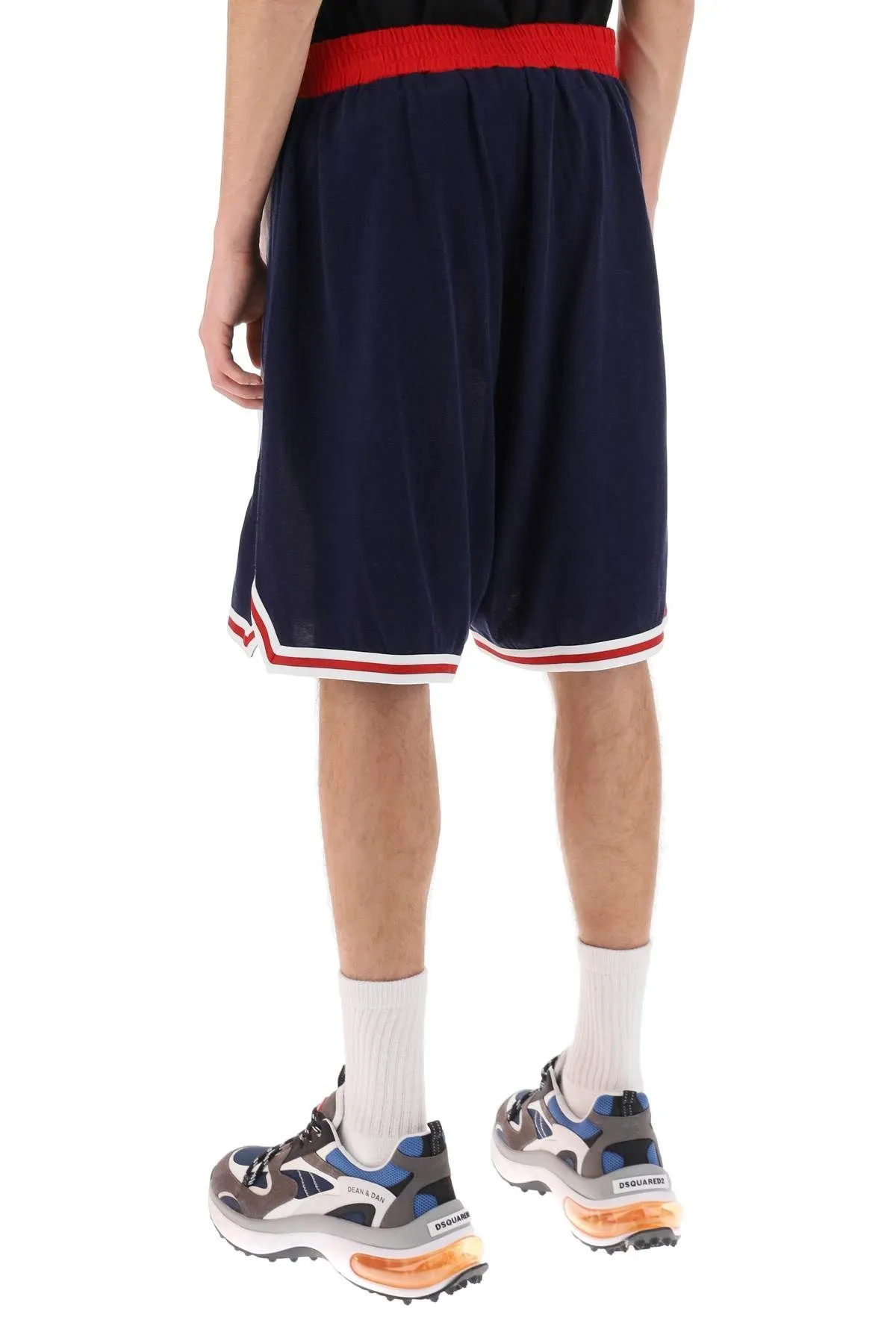 Bermuda sportivi color block