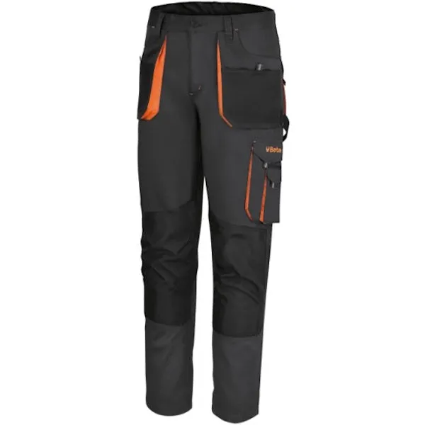 BETA  7860G PANTALONI DA LAVORO EASY TWILL COLORE GRIGIO TG.S(A2024)