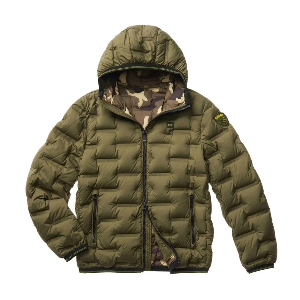 Blauer Piumino Verde Uomo