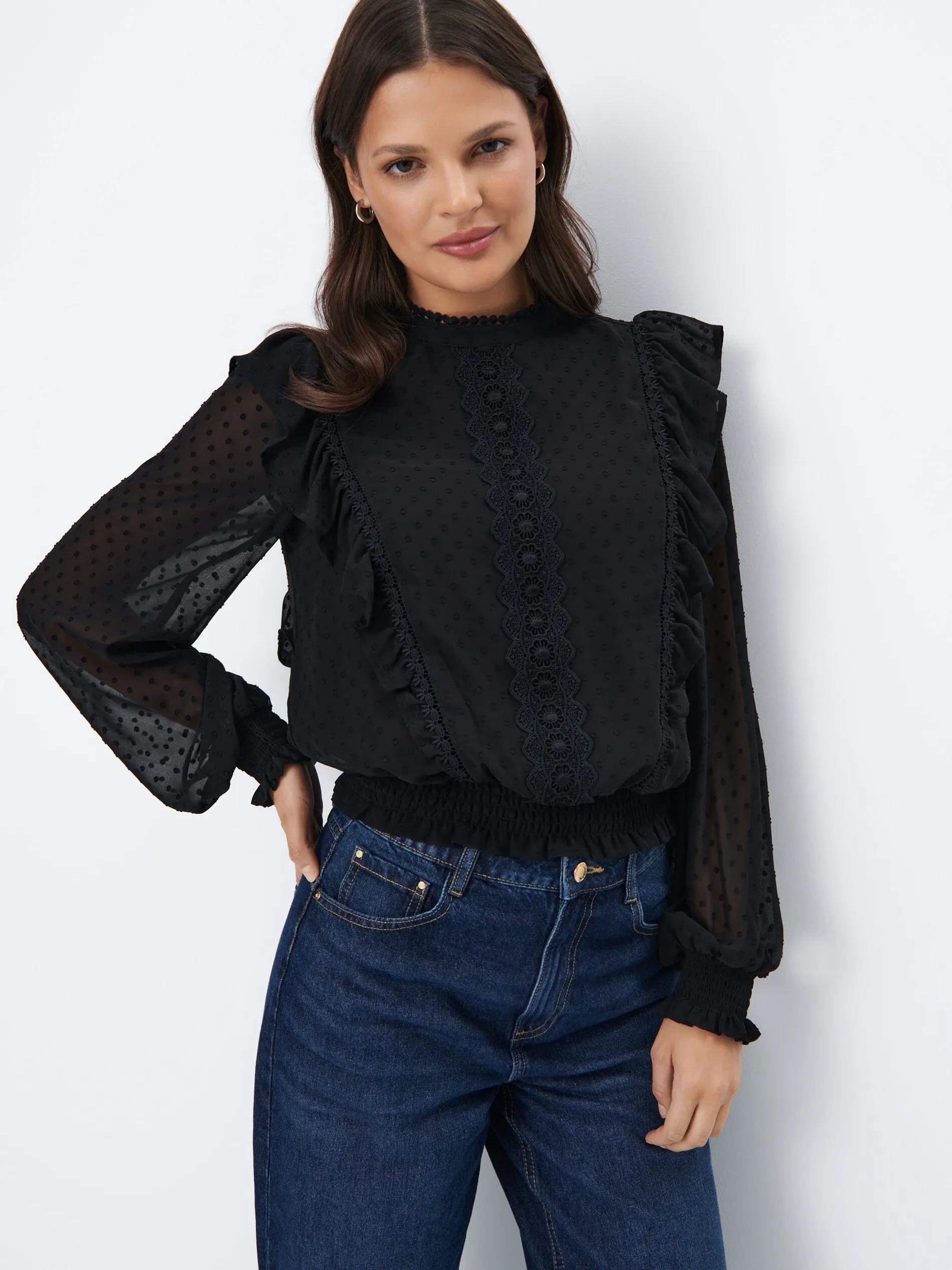 Blusa nera
