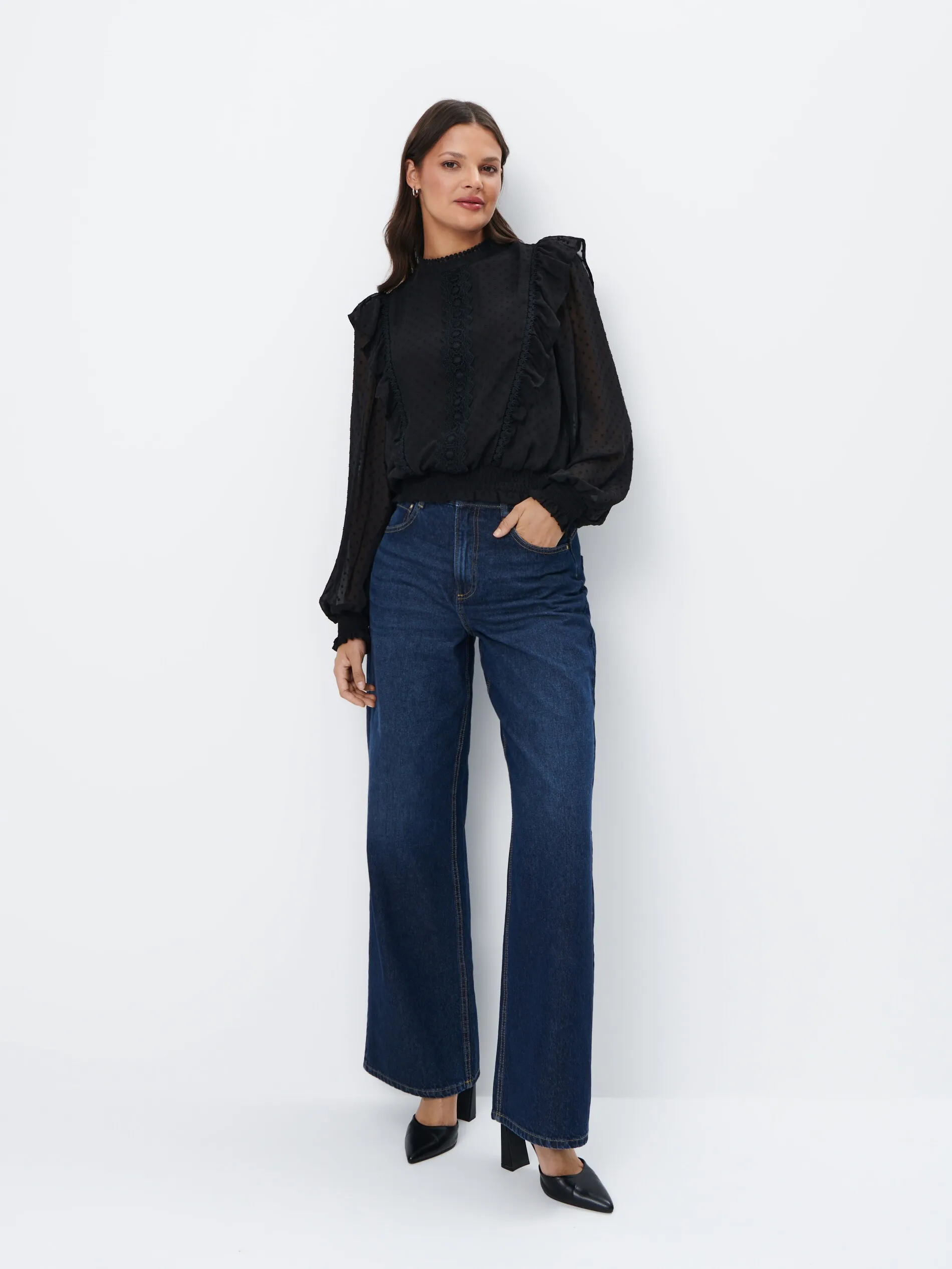 Blusa nera