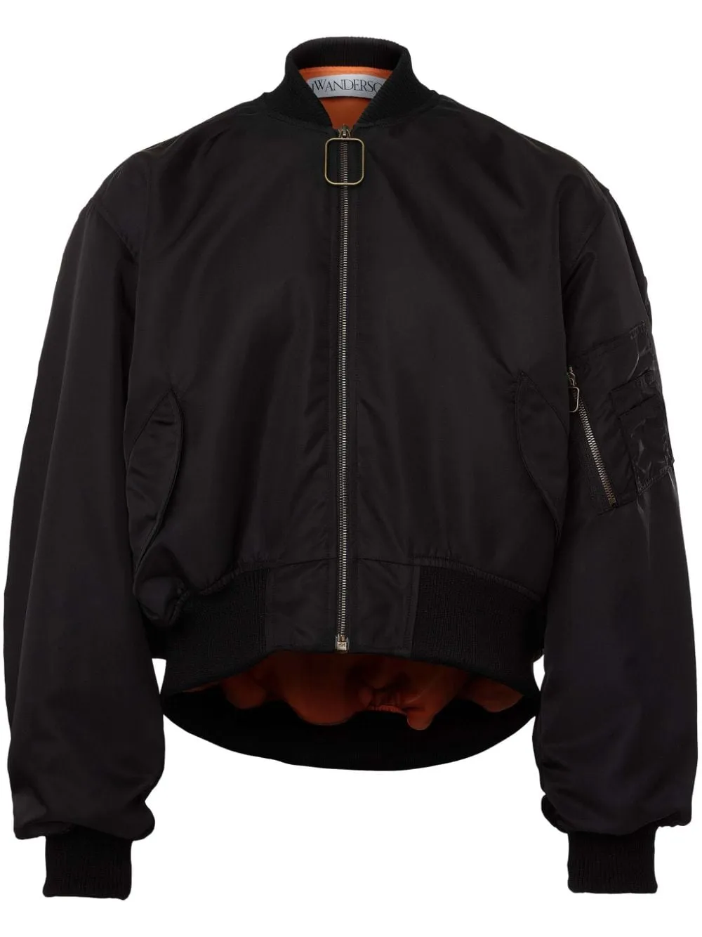 Bomber nero crop