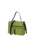 Borsa a tracolla Rebelle CLIO SATCHEL L DOLLARO in pelle verde
