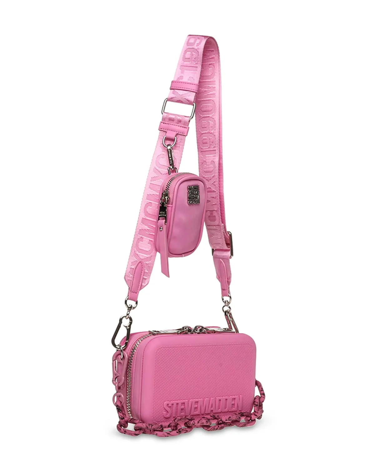 Borsa Bsacha ecopelle rosa
