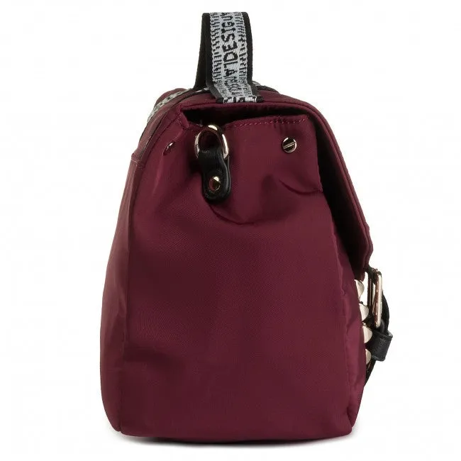 Borsa Donna In Tessuto Bordo Desigual 19waxa49 Granate Oscuro