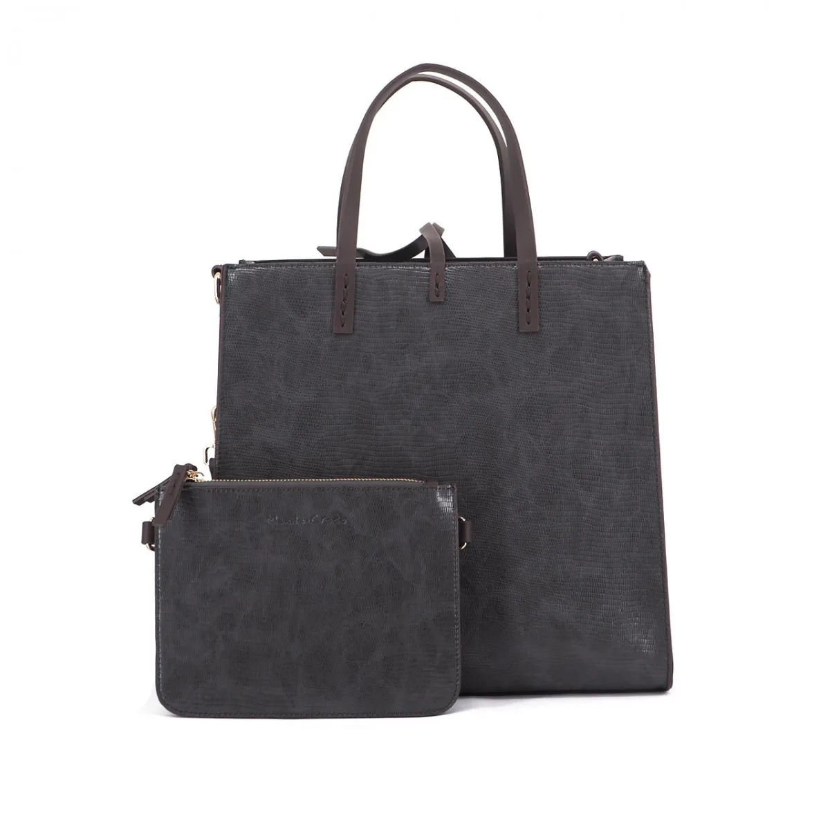 Borsa Felicia Medium, Grigio