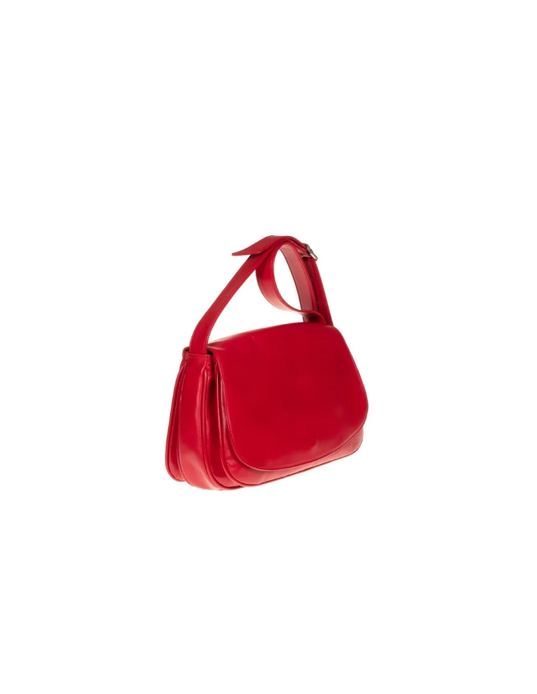 Borsa in pelle morbida, con patta
