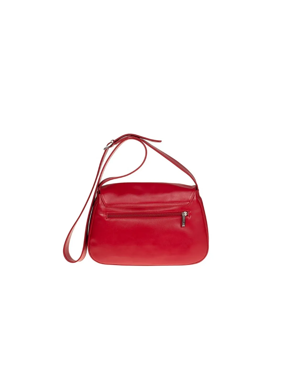 Borsa in pelle morbida, con patta