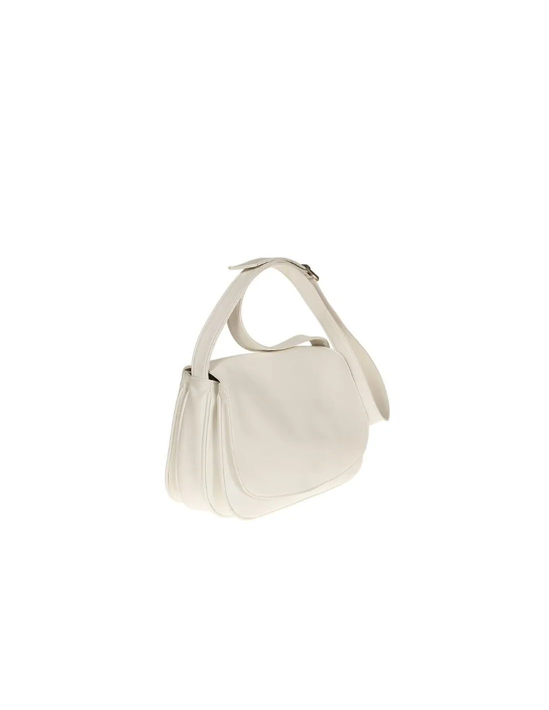 Borsa in pelle morbida, con patta