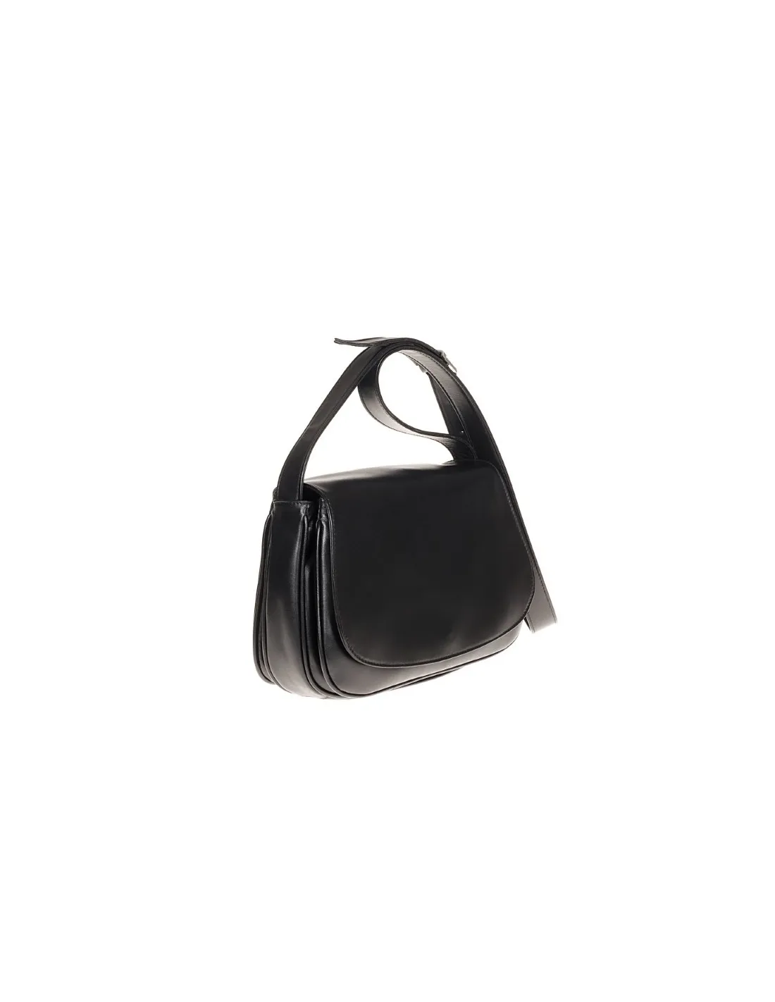 Borsa in pelle morbida, con patta
