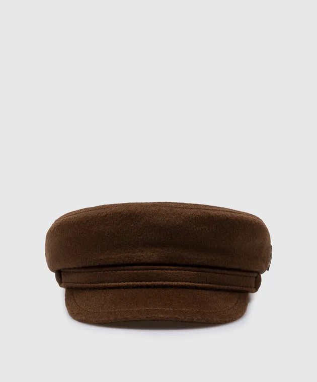 Borsalino Berretto Brest marrone in lana B45079D0053